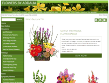 Tablet Screenshot of flowersbyaddalia.net
