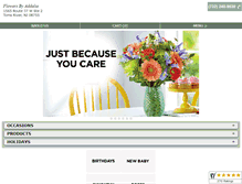 Tablet Screenshot of flowersbyaddalia.com